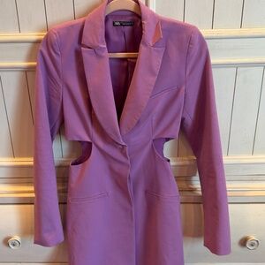 ZARA cut-out blazer dress
